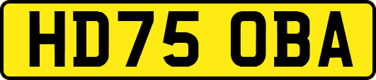 HD75OBA