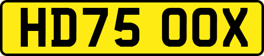 HD75OOX