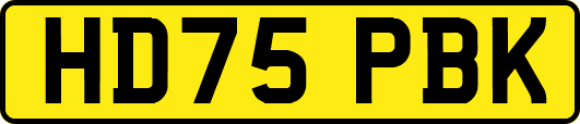 HD75PBK