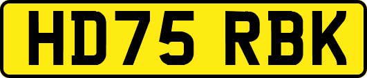 HD75RBK