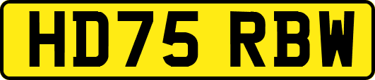 HD75RBW