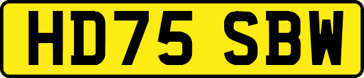 HD75SBW