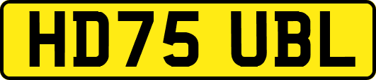 HD75UBL