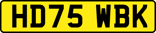 HD75WBK