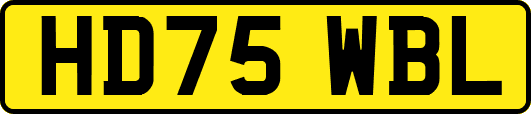 HD75WBL