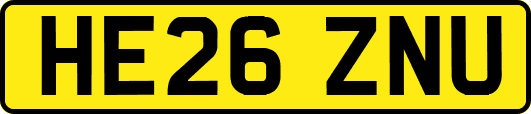 HE26ZNU