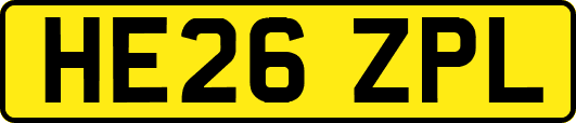 HE26ZPL