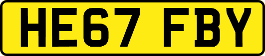 HE67FBY
