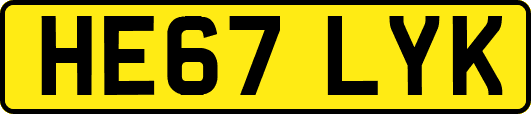 HE67LYK