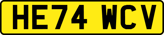 HE74WCV