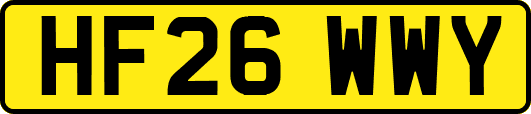 HF26WWY