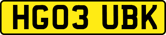 HG03UBK