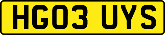 HG03UYS