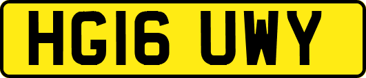 HG16UWY