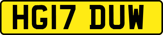 HG17DUW