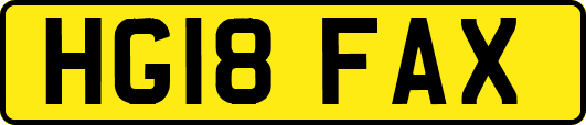 HG18FAX