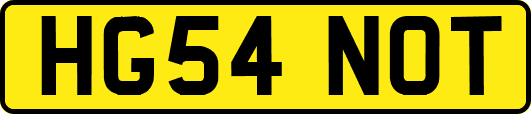 HG54NOT