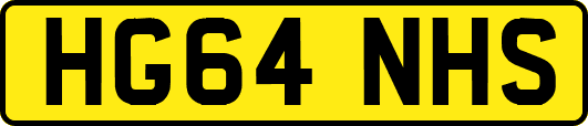 HG64NHS