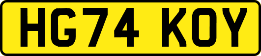 HG74KOY