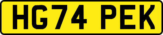 HG74PEK