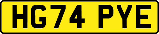 HG74PYE