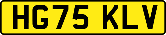 HG75KLV