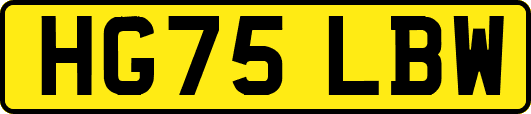 HG75LBW