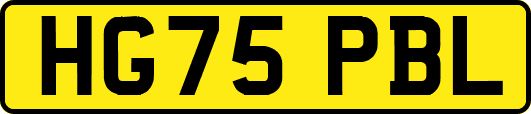 HG75PBL