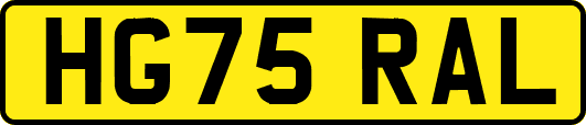 HG75RAL