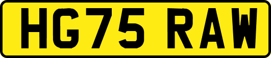 HG75RAW
