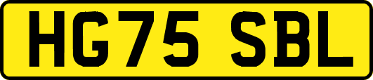 HG75SBL