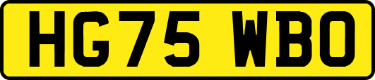 HG75WBO