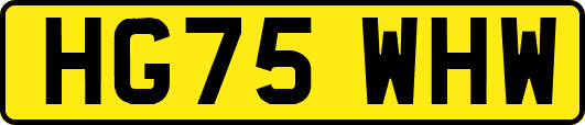 HG75WHW