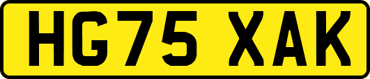 HG75XAK