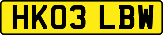 HK03LBW