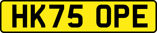 HK75OPE