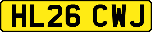 HL26CWJ