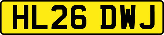 HL26DWJ