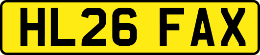 HL26FAX