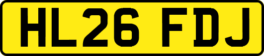 HL26FDJ