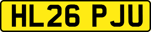 HL26PJU
