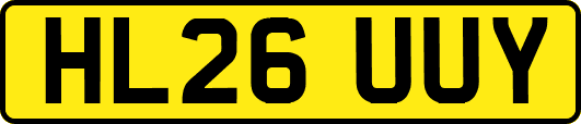 HL26UUY