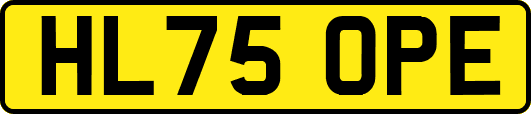HL75OPE