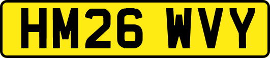 HM26WVY