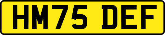 HM75DEF