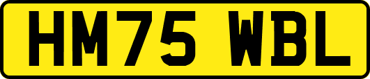 HM75WBL