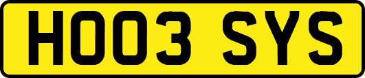HO03SYS