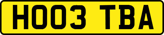 HO03TBA