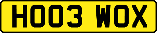 HO03WOX