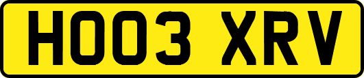 HO03XRV